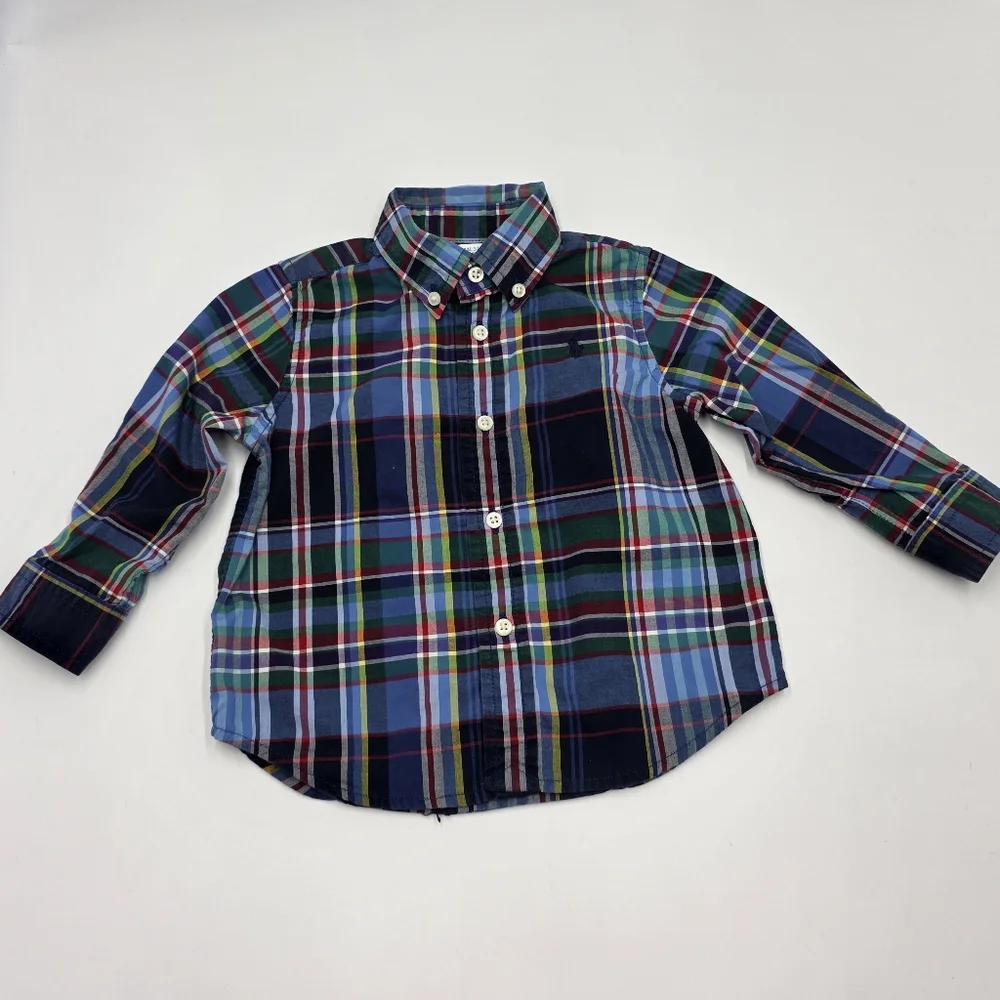 Ralph Lauren baby boy button down shirt and tee size 12 months